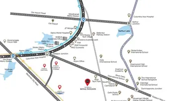 Location of Sobha Royal Pavilion - Image 39401