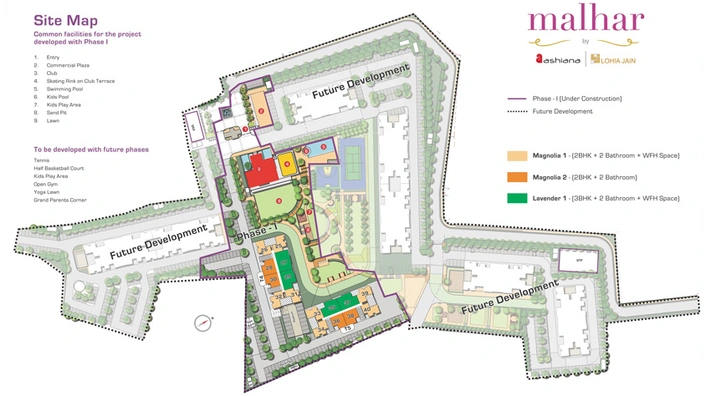 Master Plan of Ashiana Malhar in Hinjewadi, Pune - Image 11384