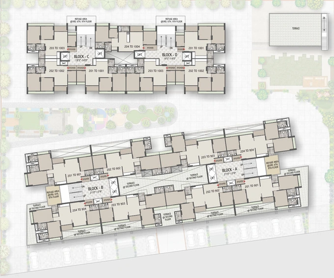 Master Plan of Shree Siddhivinayak Prospera in Bopal, Ahmedabad - Image 29641