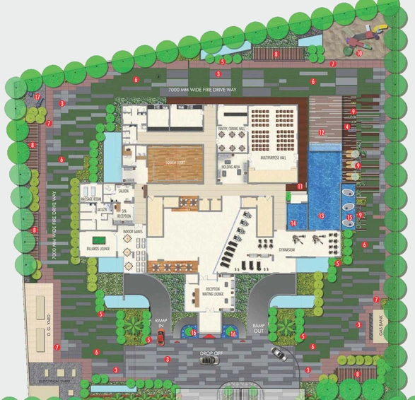 Master Plan of Poulomi 90 in Kokapet, Hyderabad - Image 58045
