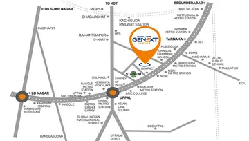 Location of Ramky One Genext Tower - Image 111250