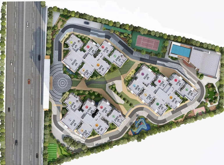 Master Plan of Ramky One Odyssey in Kokapet, Hyderabad - Image 58067