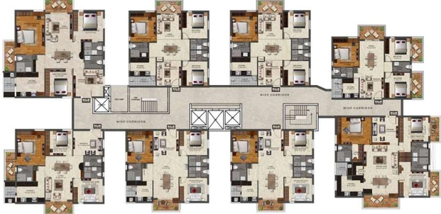 Floor Plan of Ira Aspiration in Kollur, Hyderabad - Image 53119
