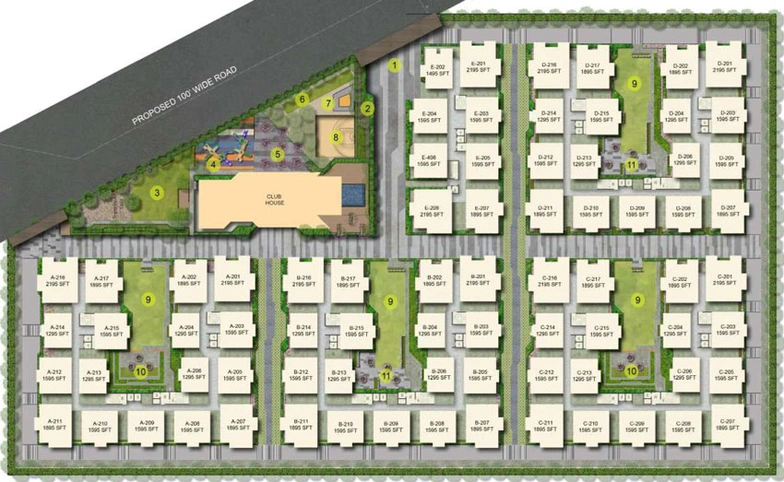 Master Plan of Ira Aspiration in Kollur, Hyderabad - Image 53120