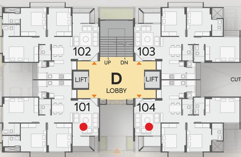 Floor Plan of Vishwanath Maher Select in Shela, Ahmedabad - Image 29652