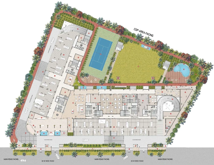 Master Plan of West Wing Skyville in Shela, Ahmedabad - Image 29693
