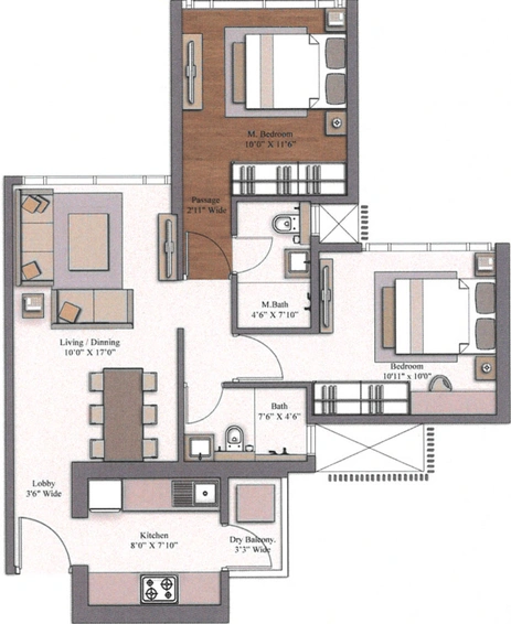2 BHK Flat in Piramal Revanta in Mulund West, Mumbai - Image 468963