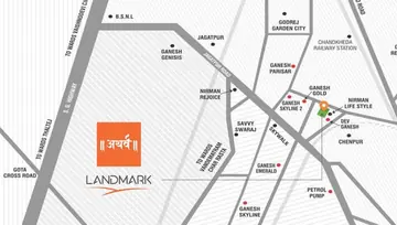 Location of Atharva Landmark - Image 29724