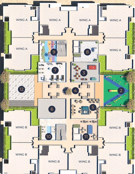 Master Plan of V Top Valonia in Punawale, Pune - Image 25383