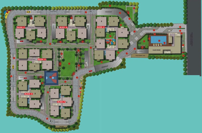 Master Plan of Sri Aditya Athena in Shaikpet, Hyderabad - Image 53268