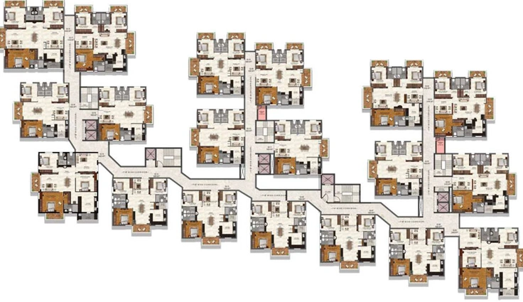 Floor Plan of Ira The Miracle in Kollur, Hyderabad - Image 53330