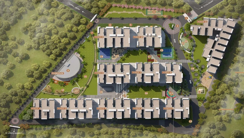 Master Plan of Vasavi Sri Nilayam in LB Nagar, Hyderabad - Image 53406