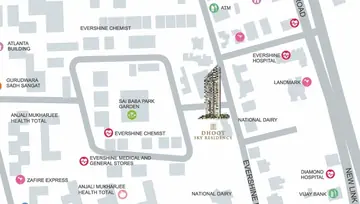 Location of Dhoot Sky Residency - Image 37615