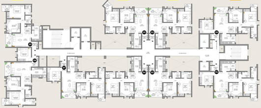 Floor Plan of VJ Infinitee in Tathawade, Pune - Image 11496