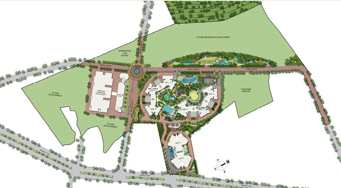 Master Plan of Prestige Siesta - The Prestige City in Mulund West, Mumbai - Image 90916