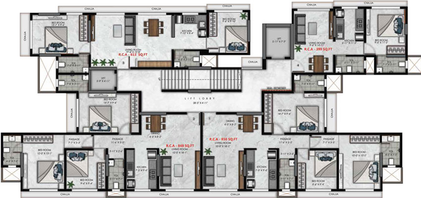 Floor Plan of Rishabraj Villa Stella in Borivali West, Mumbai - Image 37870