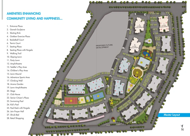 Master Plan of Three Jewels in Kondhwa, Pune - Image 11539