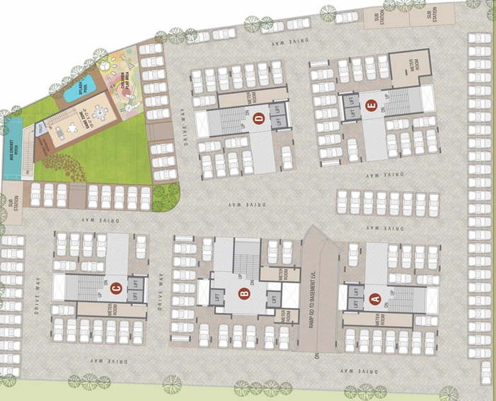 Master Plan of Rashmi Nirvana in Narolgam, Ahmedabad - Image 29788