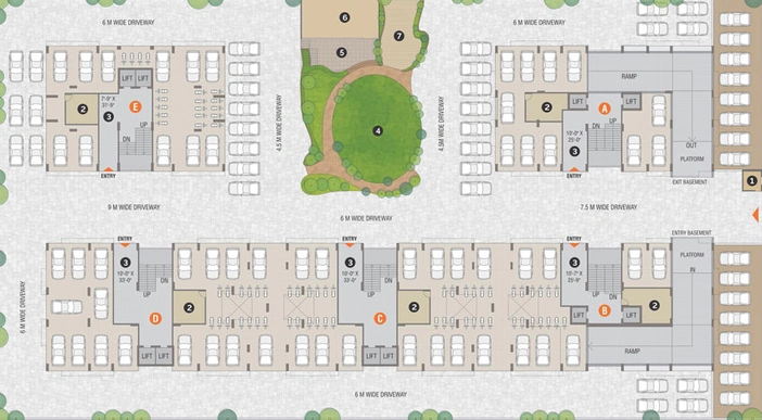 Master Plan of Rashmi Platinum in Nana Chiloda, Ahmedabad - Image 29766
