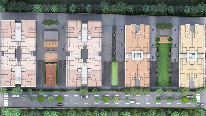 Master Plan of Saanvi Nirman Spectra in Bopal, Ahmedabad - Image 122687