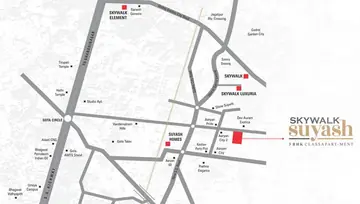 Location of Sadhna Skywalk Suyash - Image 29932