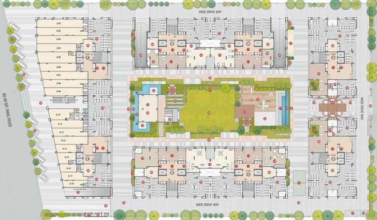 Master Plan of Sharanya Altura in Shilaj, Ahmedabad - Image 122500