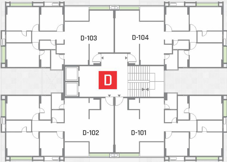 Floor Plan of Arpan Radhe Infinity in Kudasan, Gandhinagar - Image 28330