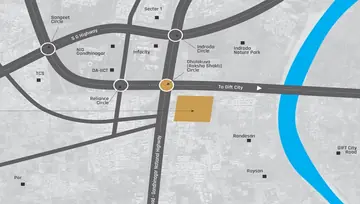 Location of Arpan Radhe Infinity - Image 28329