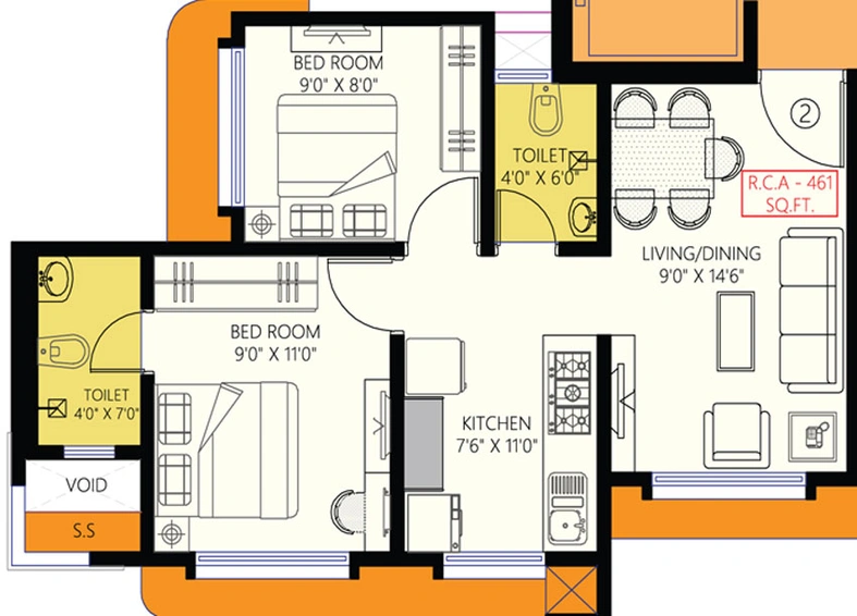 2 BHK Flat in Chaitanya Anand in Andheri West, Mumbai - Image 470630