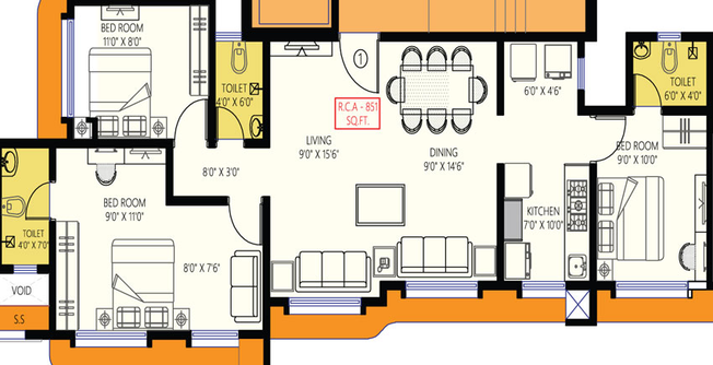 3 BHK Flat in Chaitanya Anand in Andheri West, Mumbai - Image 470632