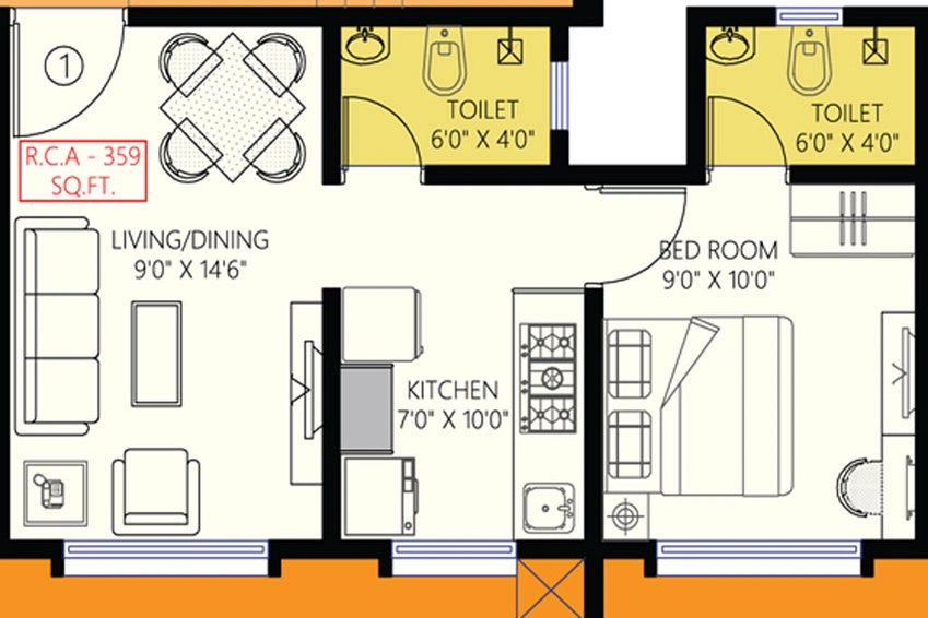 1 BHK Flat in Chaitanya Anand in Andheri West, Mumbai - Image 470629