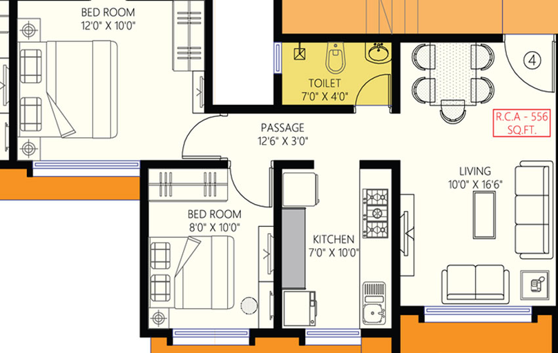 2 BHK Flat in Chaitanya Anand in Andheri West, Mumbai - Image 470631