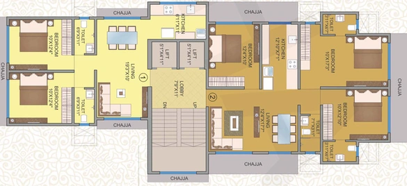 Floor Plan of Monarch Shree Datta Digamber in Borivali West, Mumbai - Image 38520