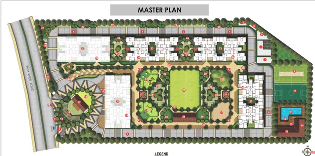 Master Plan of Park Astra in Hinjewadi, Pune - Image 11632