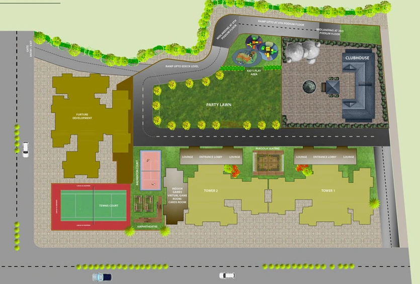 Master Plan of Origin Sanjiv CHSL in Kandivali West, Mumbai - Image 38586