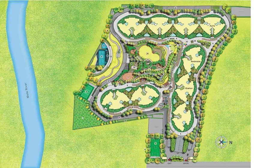 Master Plan of Joyville Sensorium in Hinjewadi, Pune - Image 11649