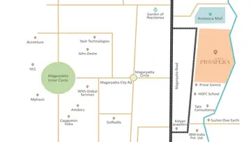 Location of Kumar Prospera - Image 11678