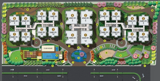 Master Plan of Rajapushpa Eterna in Financial District, Hyderabad - Image 53658