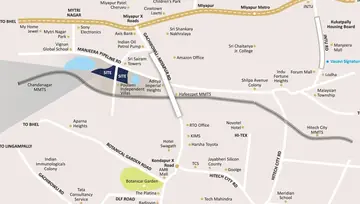 Location of Vasavi Lake City - Image 53669