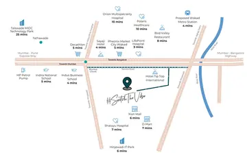 Location of Goyal My Home Wakad - Image 11709