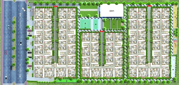 Master Plan of Fortune Green Mayura in Bachupally, Hyderabad - Image 53699