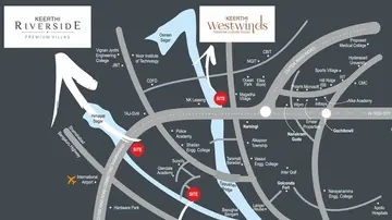 Location of Keerthi Riverside - Image 53724