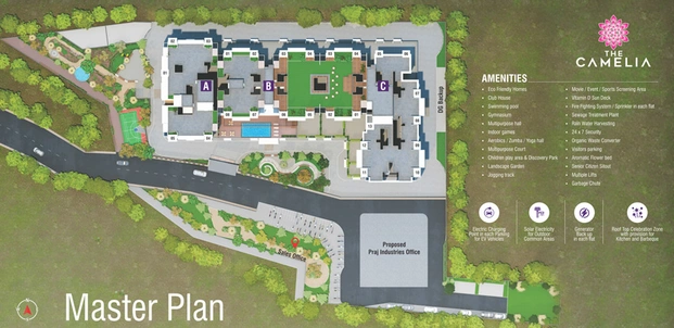 Master Plan of Akanksha The Camelia in Hinjewadi, Pune - Image 11734