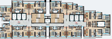 Floor Plan of Sethia Imperial Avenue in Malad East, Mumbai - Image 38716
