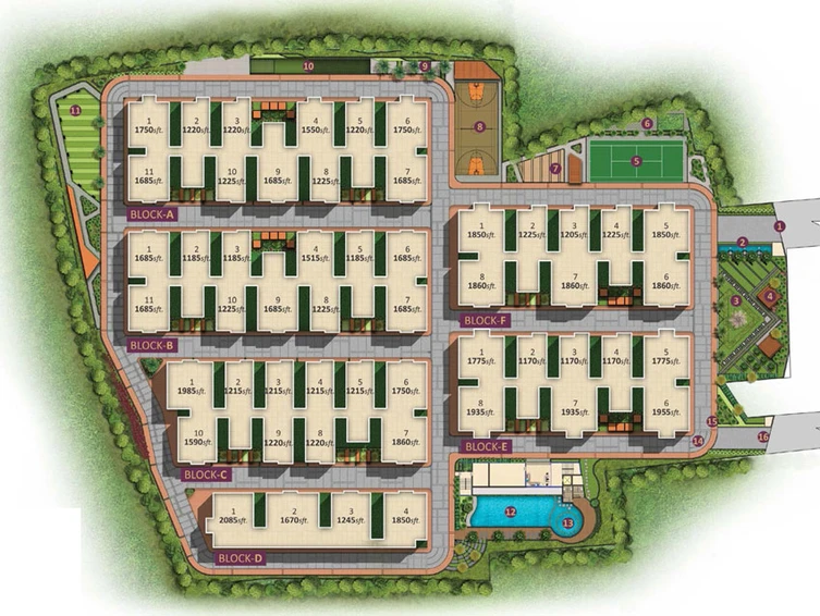 Master Plan of Primark DeStature in Bahadurpally, Hyderabad - Image 53863