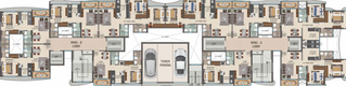 Floor Plan of Sethia Marine View in Borivali West, Mumbai - Image 38753