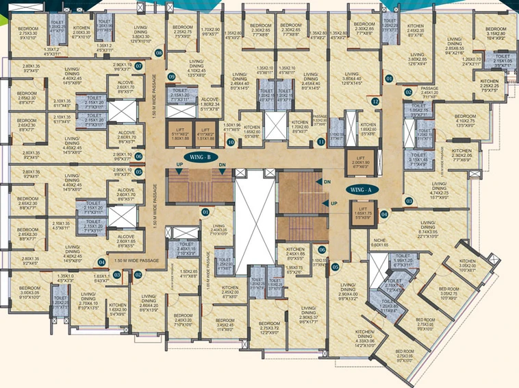 Master Plan of Krishnan D Solitaire in Santacruz East, Mumbai - Image 38835
