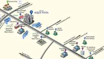 Location of Sattva Aqua Vista - Image 40166