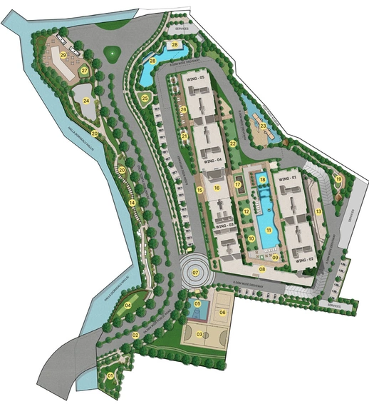 Master Plan of Sobha Brooklyn Towers in Electronic City, Bangalore - Image 40232