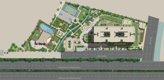 Master Plan of Sobha Royal Crest in Banashankari, Bangalore - Image 40298
